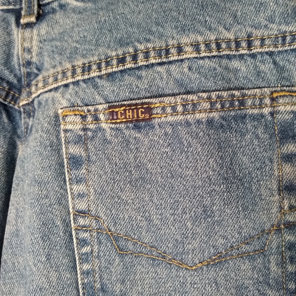 Chic Vintage Women's Sz. 12 Jeans High Waist Denim - Picture 6 of 8